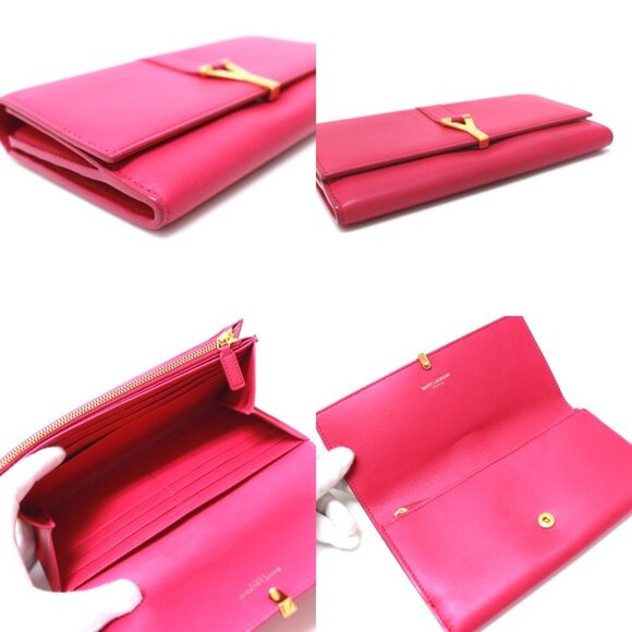 SAINT LAURENT Pink Wallet - Picture 11 of 12